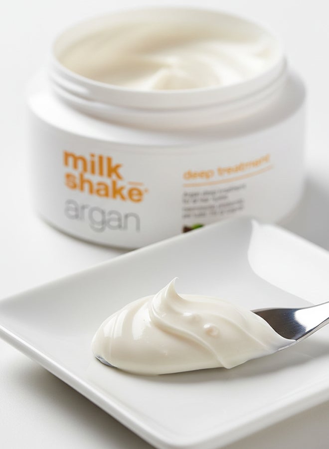 Argan Deep Treatment Mask – Nourishing Hair Treatment with Organic Argan Oil & Wheat Proteins – Anti-Frizz, Hydrating & Color-Safe Hair Mask for Soft, Shiny, Manageable Hair, 200ml - image 4