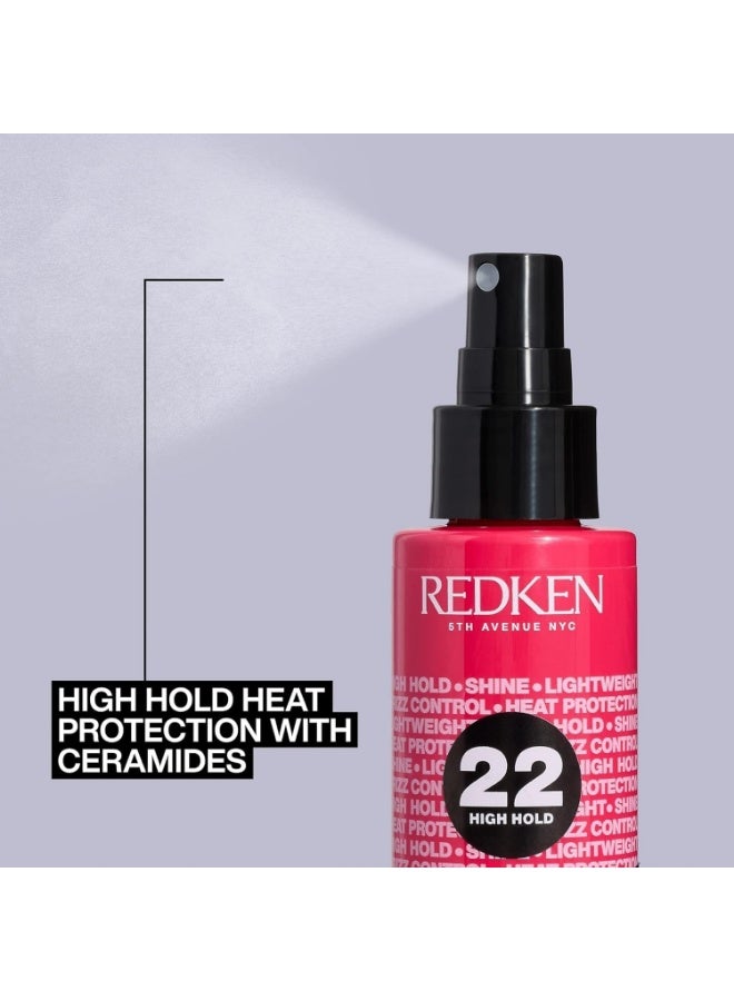 Redken Thermal Spray 22 High Hold â€“ Heat Protectant & Setting Mist | 125ml - image 4