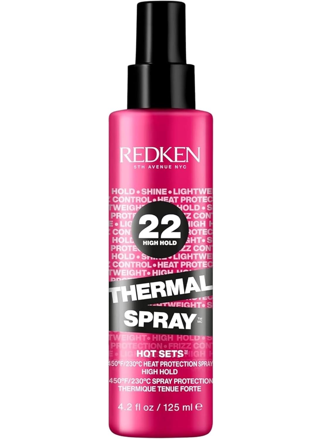 Redken Thermal Spray 22 High Hold â€“ Heat Protectant & Setting Mist | 125ml