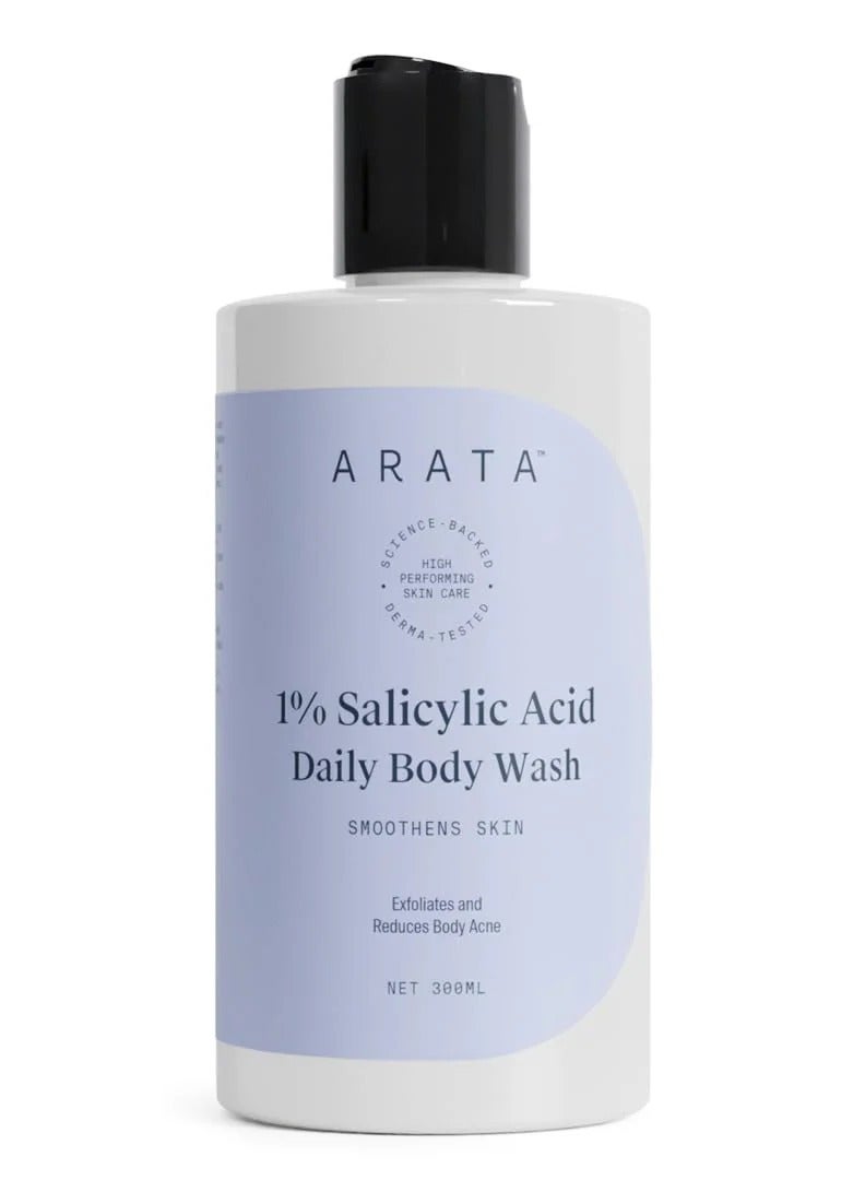 Arata 1% Salicylic Acid Exfoliating Body Wash 300 Ml