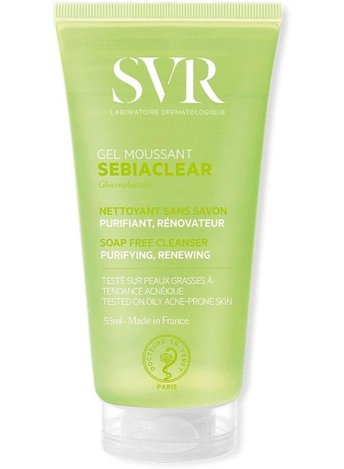 SVR Sebiaclear Soap-Free Cleanser 55ml