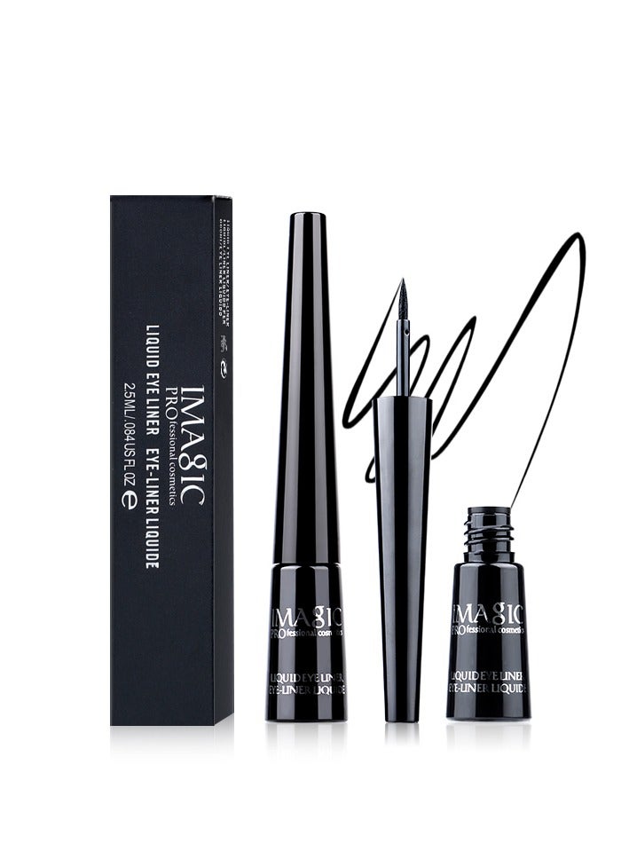 IMAGIC Waterproof Liquid Eyeliner | Long-Lasting, Smudge-Proof Precision | Intense Black Formula for Bold Eye Looks