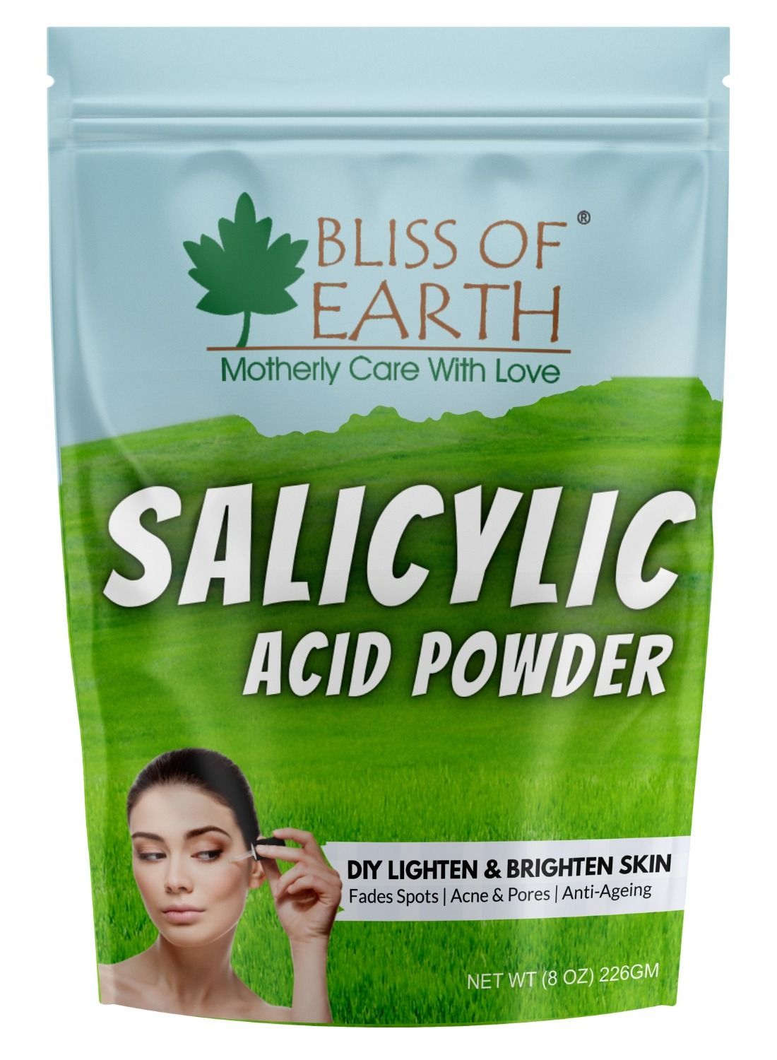 Salicylic Acid Powder Great for Making Skin Care Products Cleanser moisturizer anti aging serum Body Wash and DIY Products 226gm