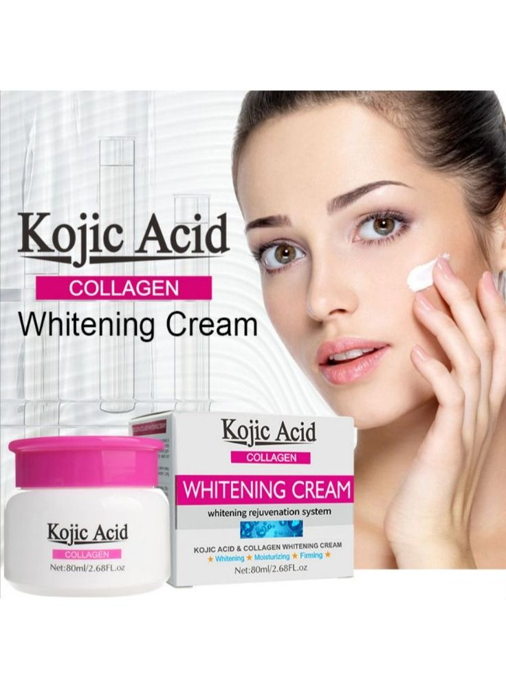 Kojic Acid Collagen Face Body Glowing Cream 80ml