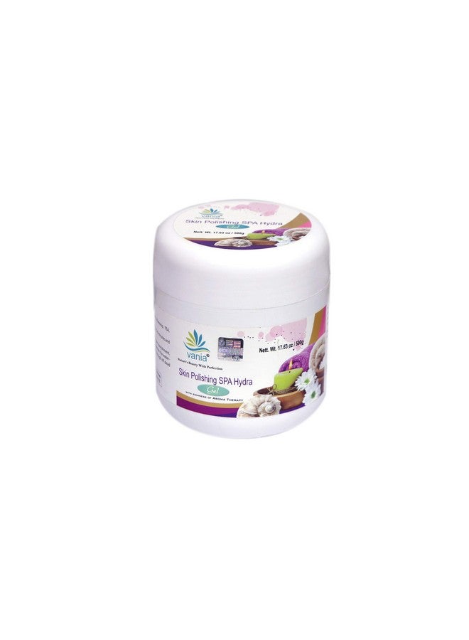 Skin Polishing SPA Hydra Facial Massage Gel 500g with Aloe Vera, Nourishes, Soothes, Softens, Moisturizes, Removes Dead Cells, Black & Whiteheads, Prevents Dehydration, No Silicon, Paraben, Sulfate