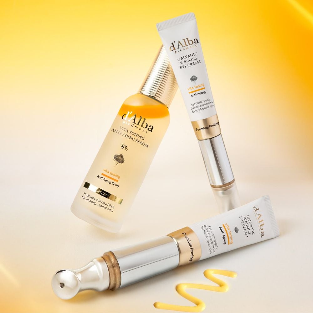 Premium Vegan Vita Anti-Aging Mist & Eye Cream 2-Piece Gift Set
- Vita Toning Galvanic Wrinkle Eye Cream 15ml
- Vita Toning Anti-Aging Spray Serum 8% 70ml - image 7
