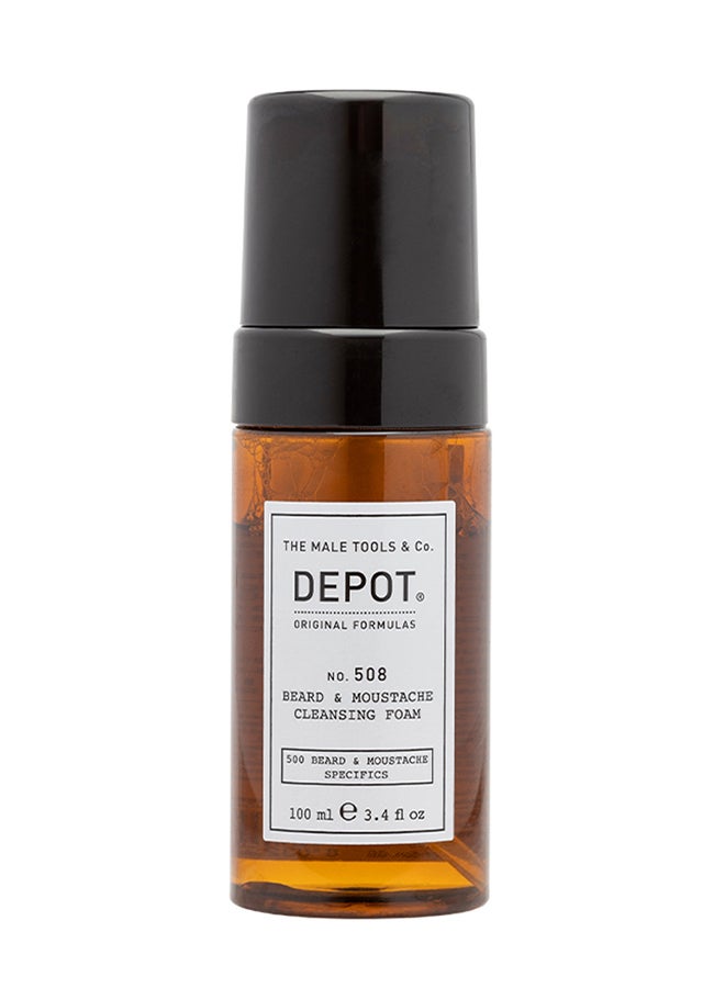 Cleansing Beard & Moustache Foam - Gently Cleanses & Softens Facial Hair, Provides a Quick & Easy Way to Refresh Your Beard (100 ml)