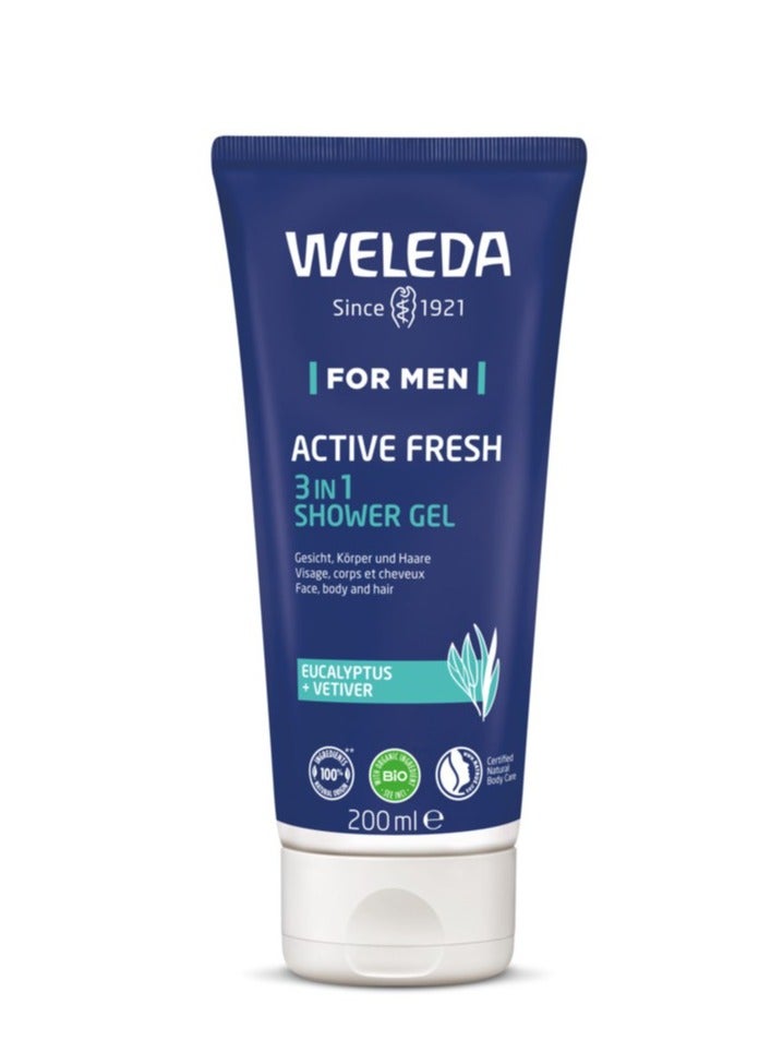 For Men Active Fresh 3 in 1 Shower Gel