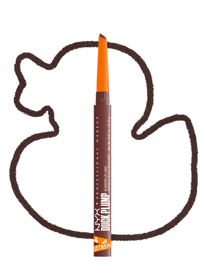 Duck Plump Plumping Lip Liner Lip Liner Up To 10 HR Wear Matte Finish Dash of Cocoa - image 3