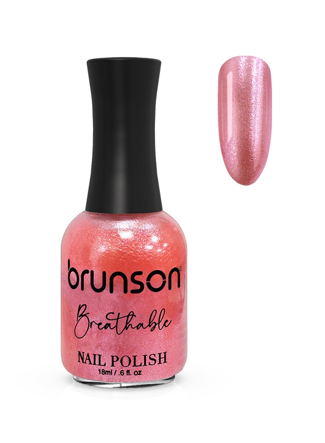 Breathable Nail Polish Halal nail polish Wudu friendly Quick-Dry Vegan long lasting but easy peel off   18ml BH260