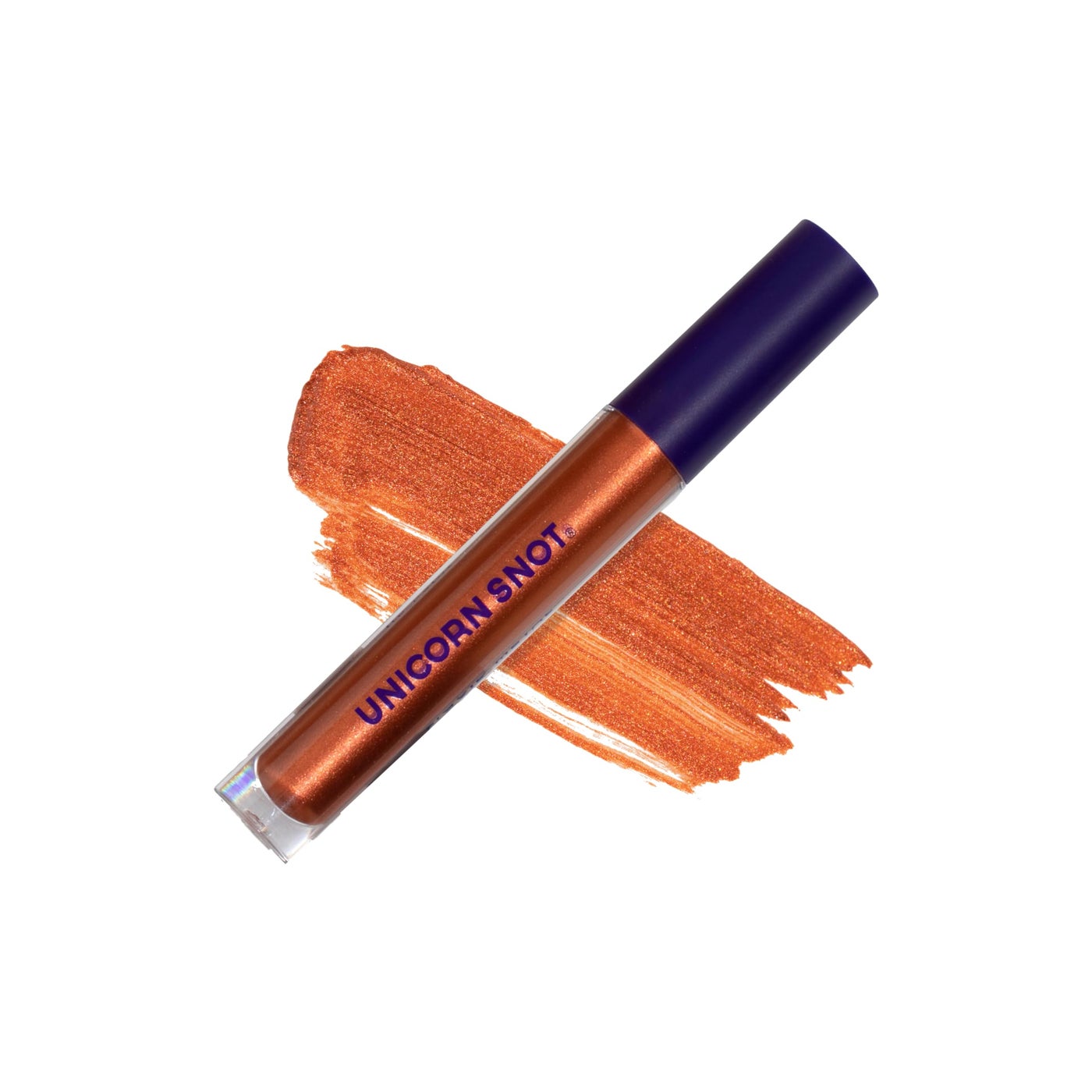 UNICORN SNOT Liquid Metal Lip Paint | Intense Pigment, Non-drying, Metallic Lip Color Makeup for Holiday, Stocking Stuffers, Christmas Gift | Vegan & Cruelty-free Lip Makeup - RUST (Bright Copper)