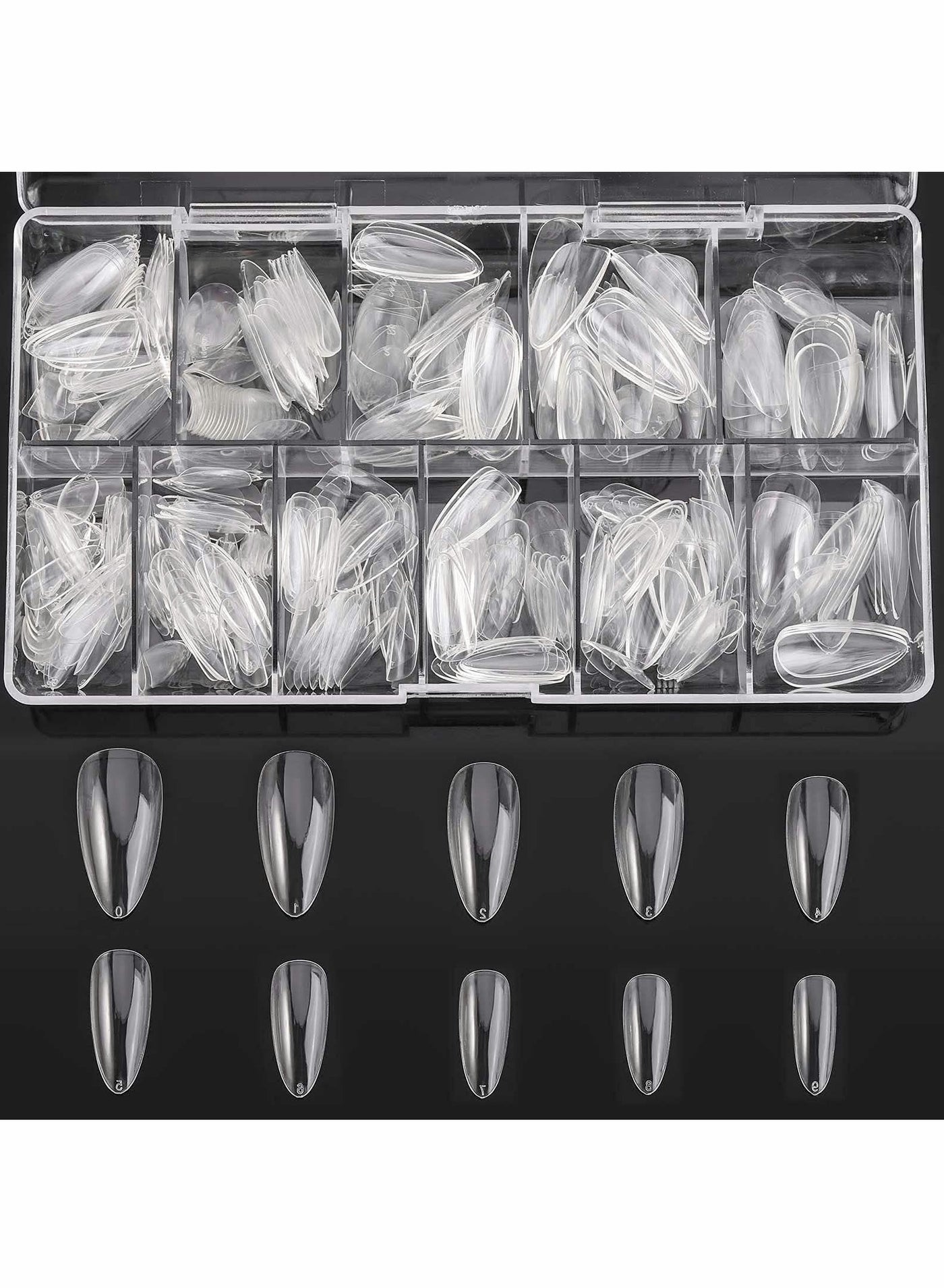 Boxed Ultra-thin Clear False Nails Tips