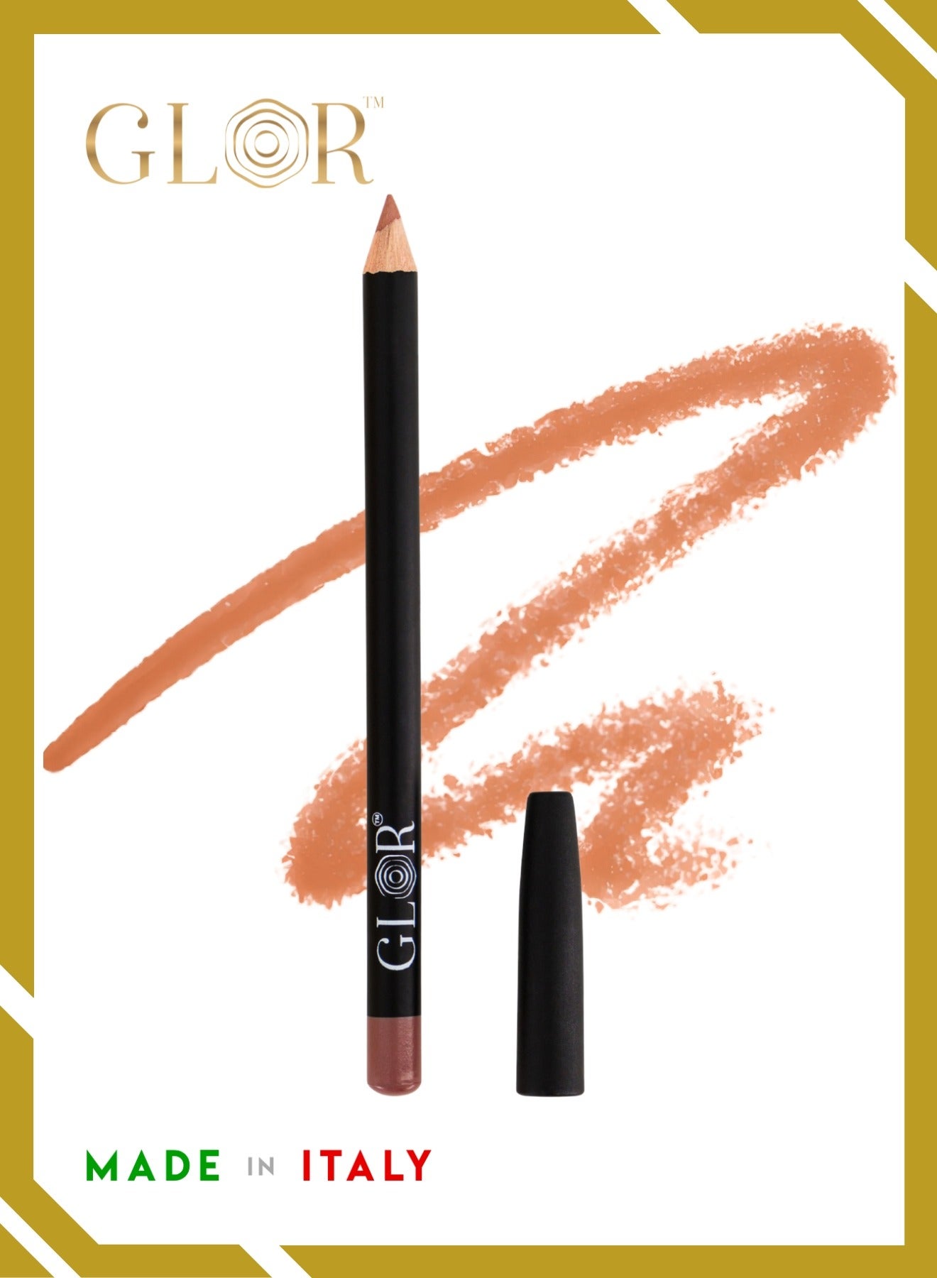 Glor Endless Charm Ultimate Precision Lip Liner - Cafe –Vegan, Allergen-Free, Long-Lasting Lip Definition
