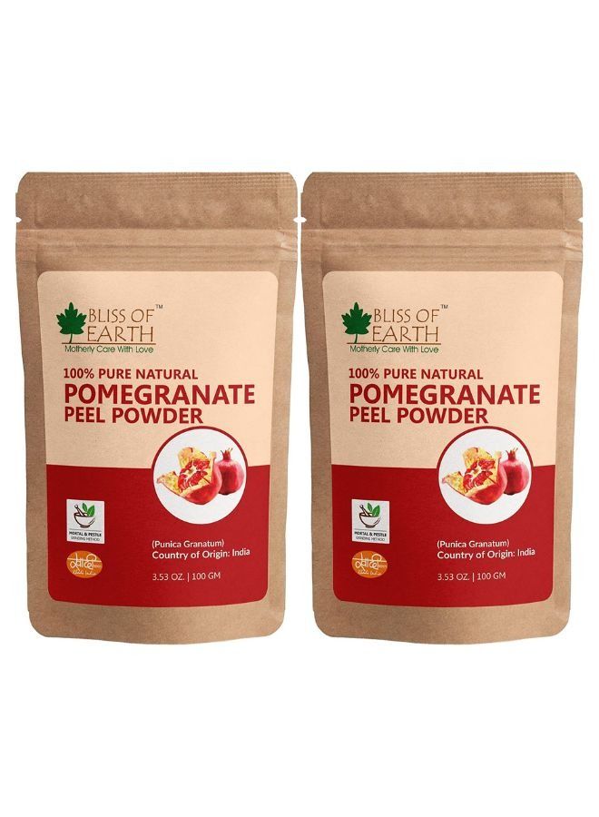 100% Pure Natural Pomegranate Peel Powder 100x2