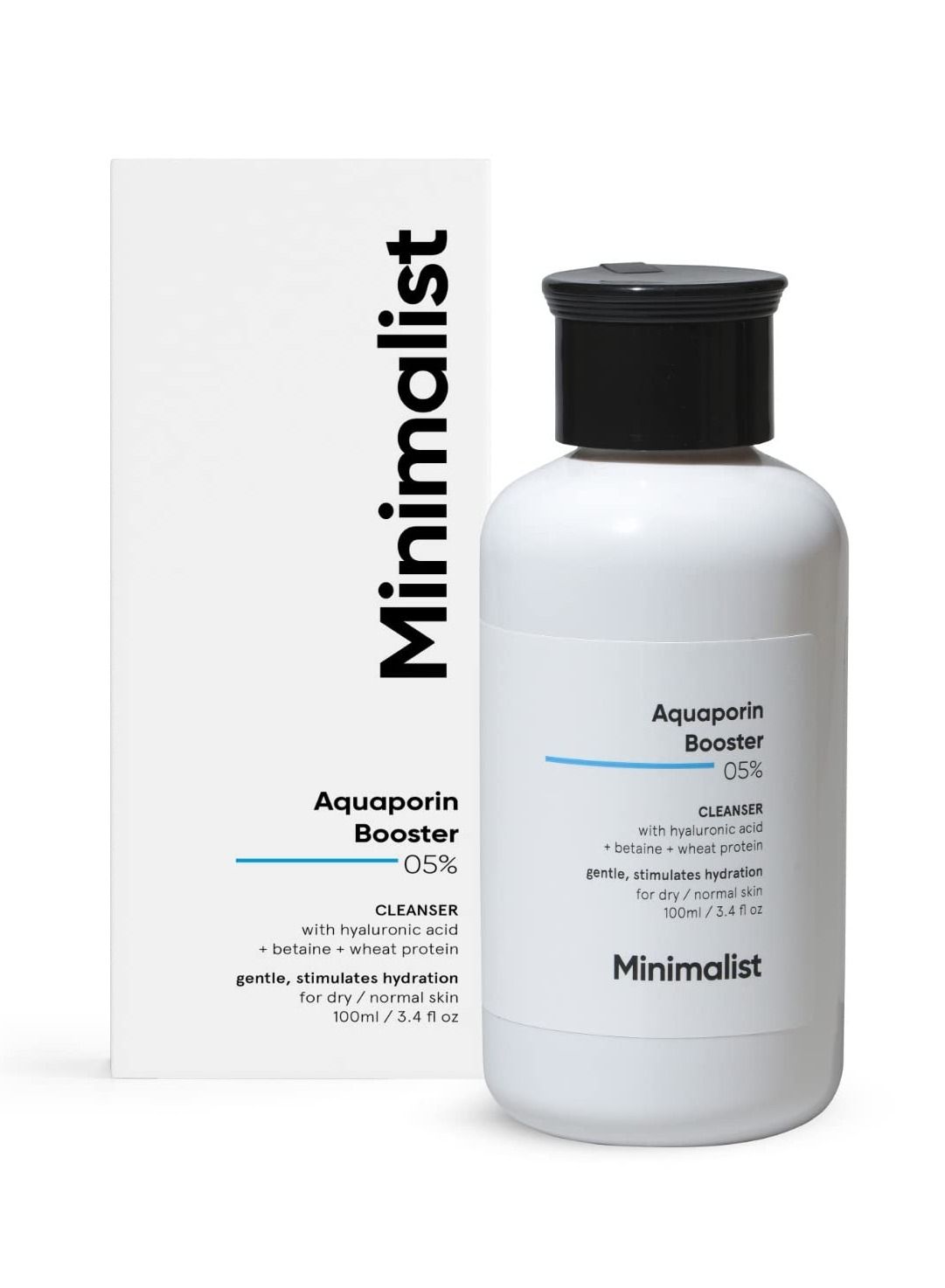5% Aquaporin Booster Cleanser For Dry Skin With Hyaluronic Acid 100ml