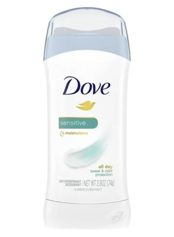 Sensitive Sweat and Odor Protection Antiperspirant Deodorant Stick 74g