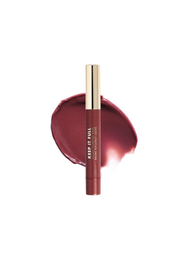 Milani Lip Plumper, Keep it Full Glossy Plumping Balm, Peptides for increased Lip Hydration & Volume - 180 Jam