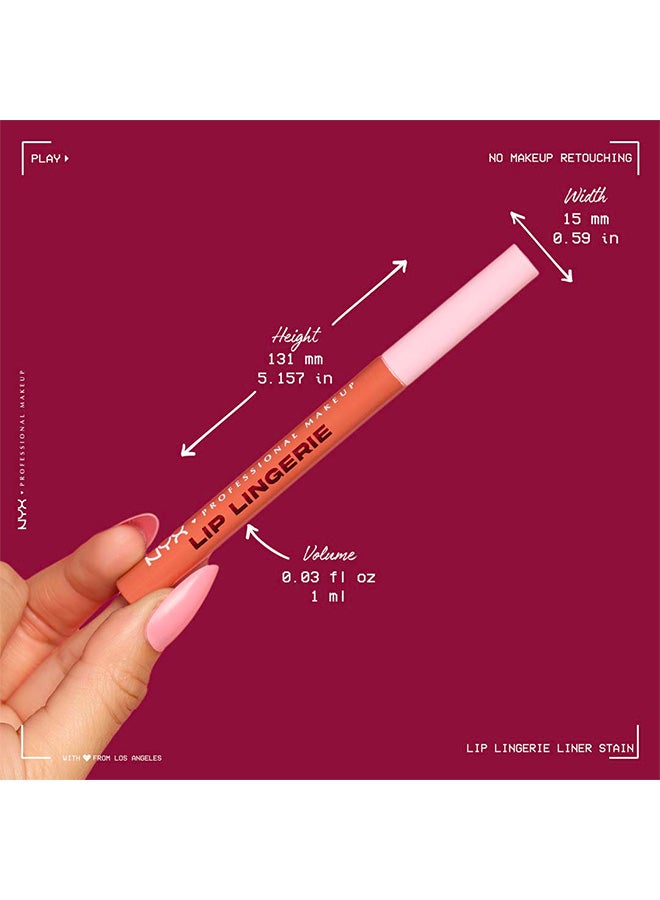 Lip Lingerie Lip Liner Stain, Seamless All Day Stain, Waterproof, Barely There - image 10