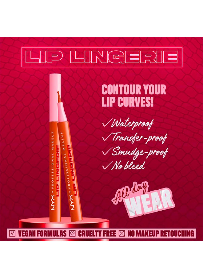 Lip Lingerie Lip Liner Stain, Seamless All Day Stain, Waterproof, Barely There - image 2
