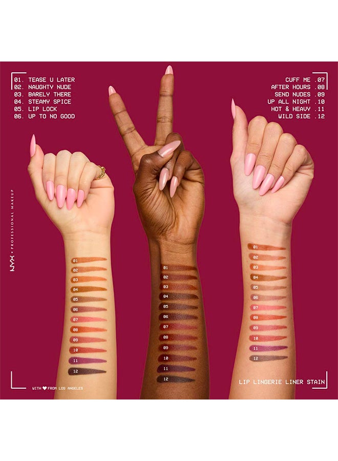 Lip Lingerie Lip Liner Stain, Seamless All Day Stain, Waterproof, Barely There - image 4