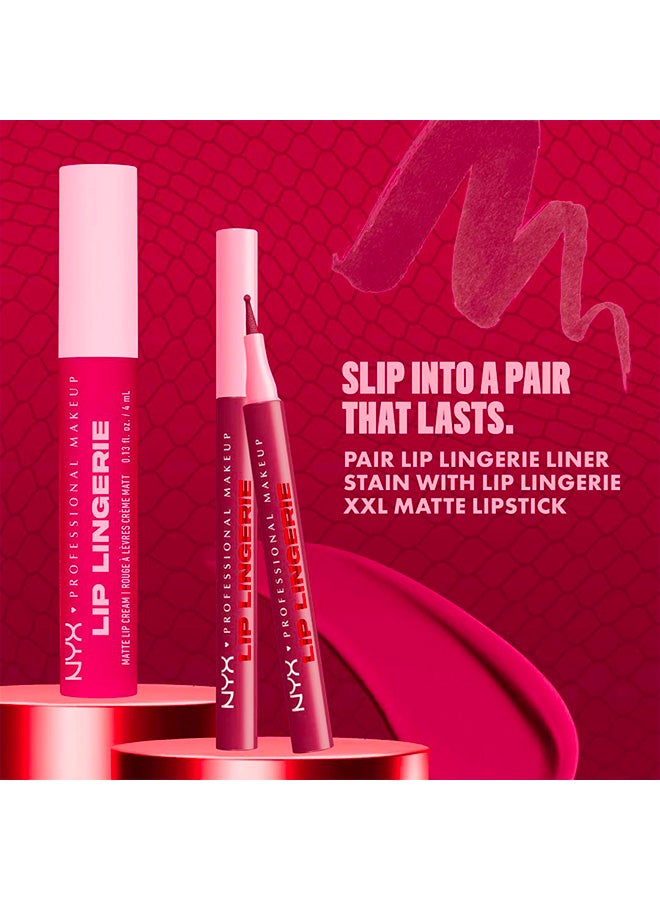 Lip Lingerie Lip Liner Stain, Seamless All Day Stain, Waterproof, Barely There - image 9