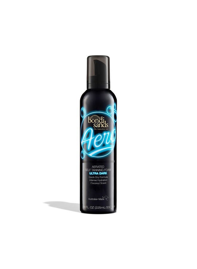 Aero Self Tanning Foam | Lightweight + Fast-Drying Aerosol Formula Gives Skin a Hydrated, Long-Lasting Bronzed Glow | Ultra Dark, 7.61 Oz/225 mL