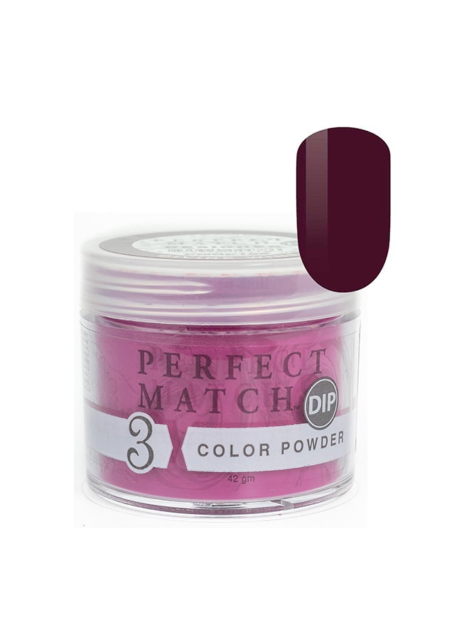 Nail Dipping Powder Divine Wine 42g, Dip Acrylic Powder Nail Art Manicure System by Perfect Match PMDP185