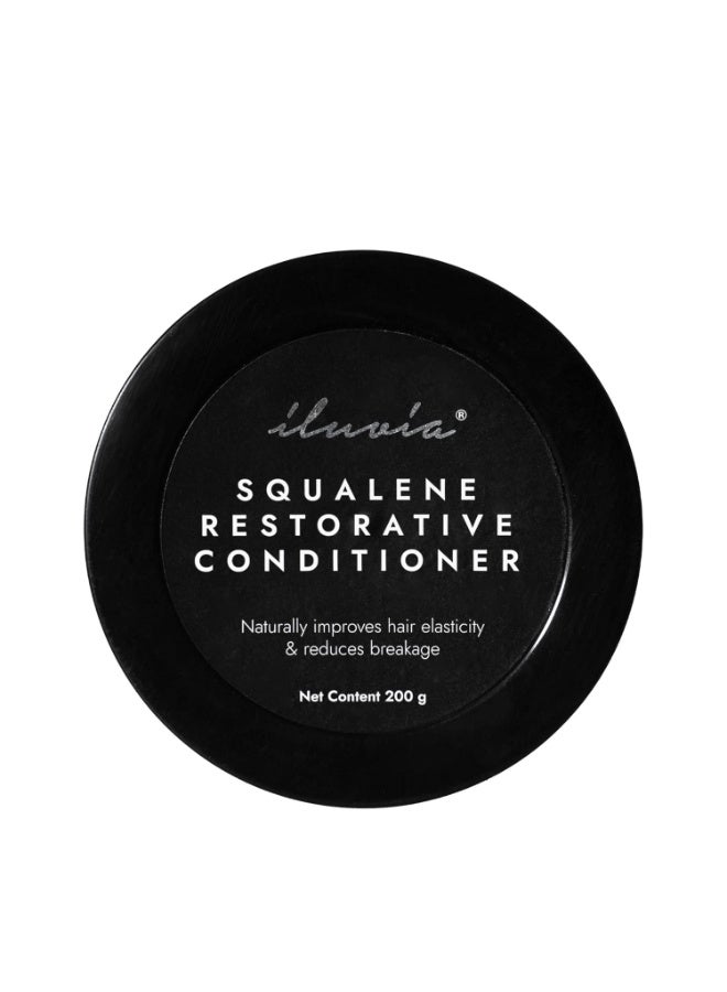 Squalene Restorative Conditioner - For Normal to Oily hair (Organic Oil Based Natural, Non-Sticky, Lightweight formula)- 200ML