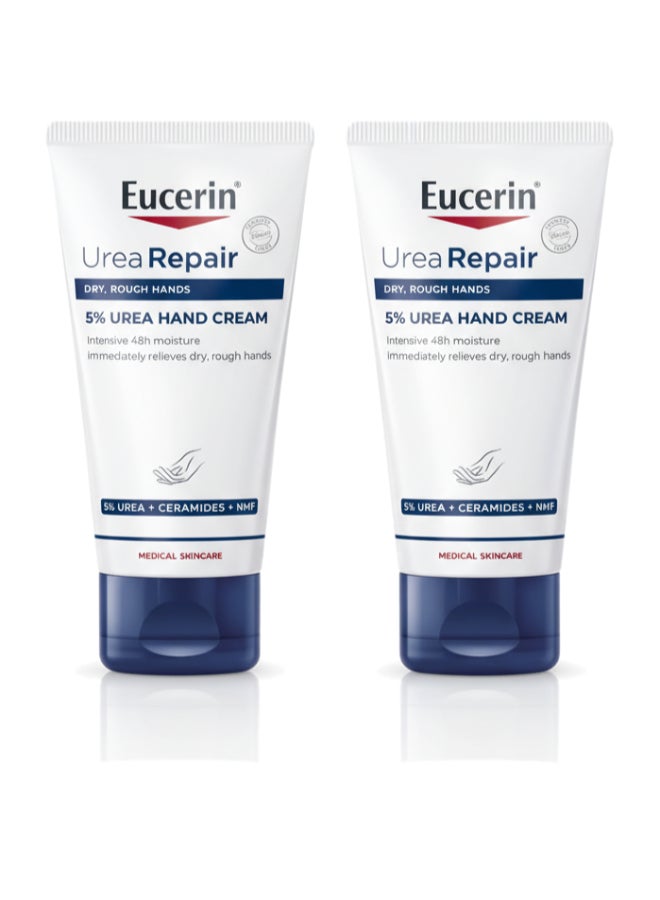 Pack Of 2 Urea Repair 5% Urea Hand Cream 75ml
