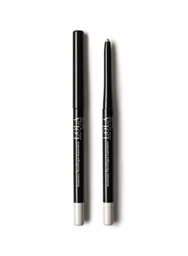 LOLA Automatic Eye Pencil 003 Grey – Waterproof, Smudge-Proof, Retractable Gel Eyeliner with Built-In Sharpener