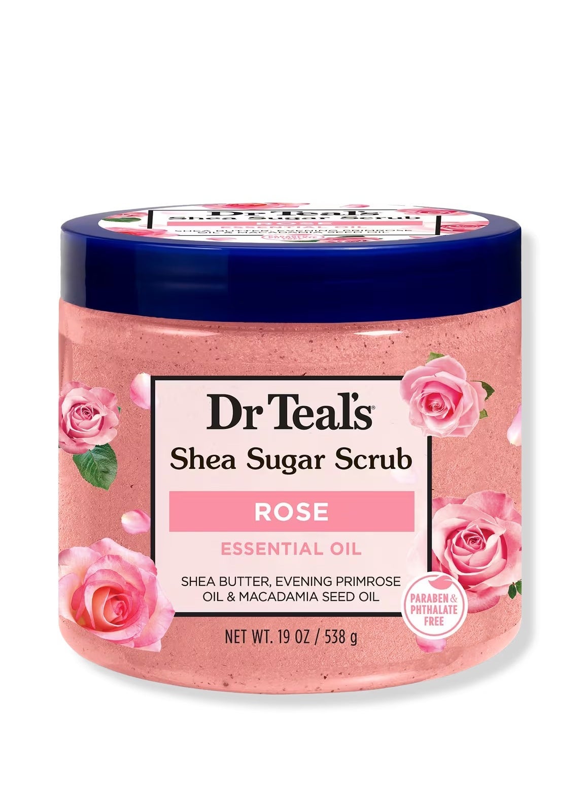 Dr Teal's Shea Sugar Body Scrub Rose 538g