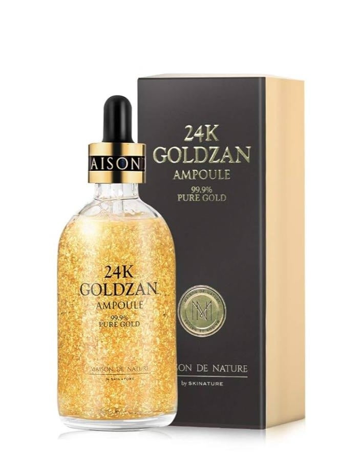 24k GOLDZAN AMPOULE 99.9% Pure Gold Serum