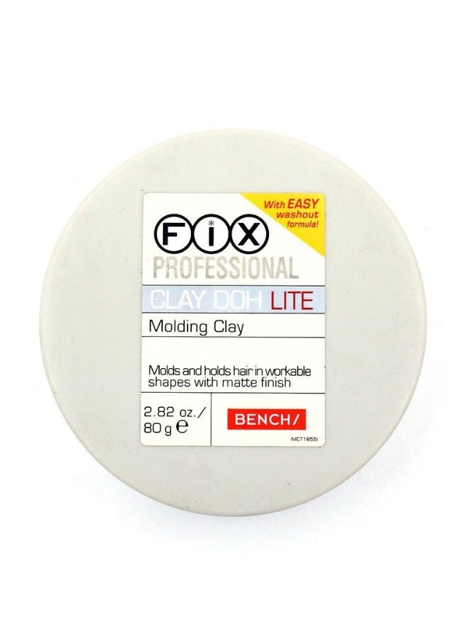 Fix Professional Clay Doh Lite Hair Molding Clay With Easy Washout Fomula With Matte Finish 80g