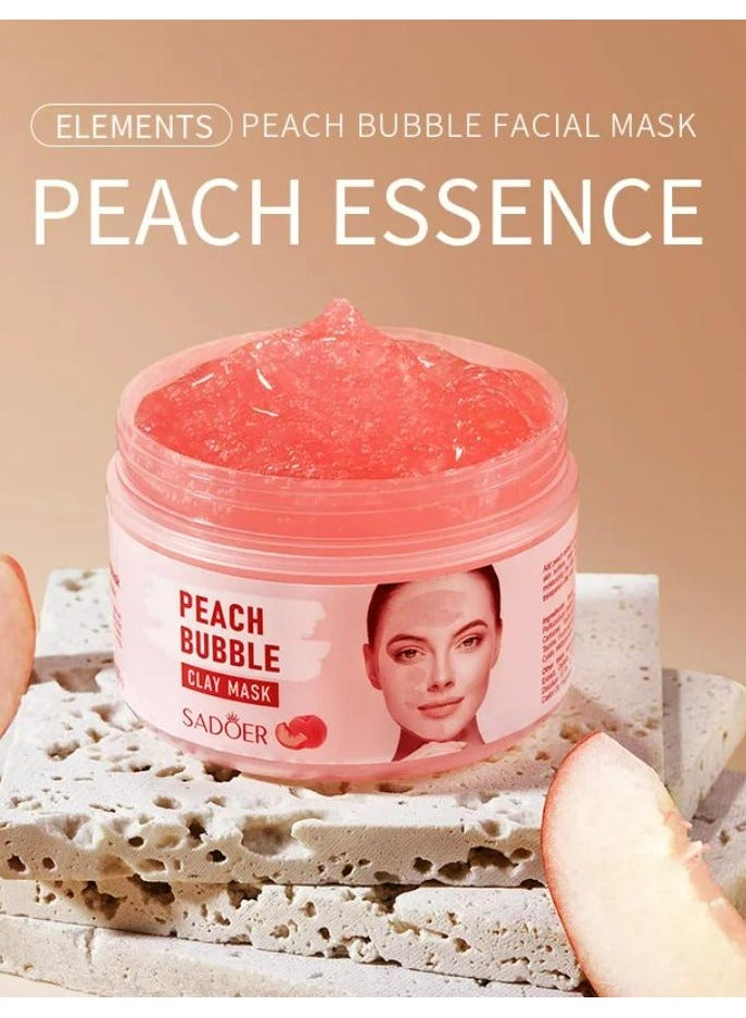 Peach Bubble Clay Mask 100 g