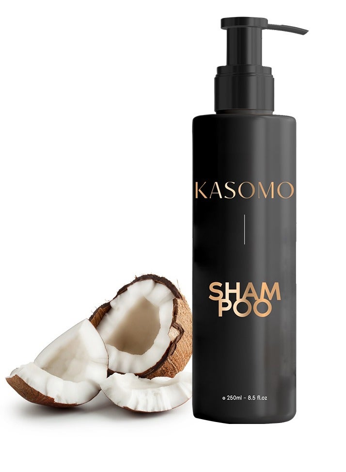 KASOMO HAIR SHAMPOO - Anti-dandruff shampoo for normal to oily hair Prevents dandruff from returning and creates long, beautiful and strong hair | The best anti-dandruff shampoo made in the USA 250ml