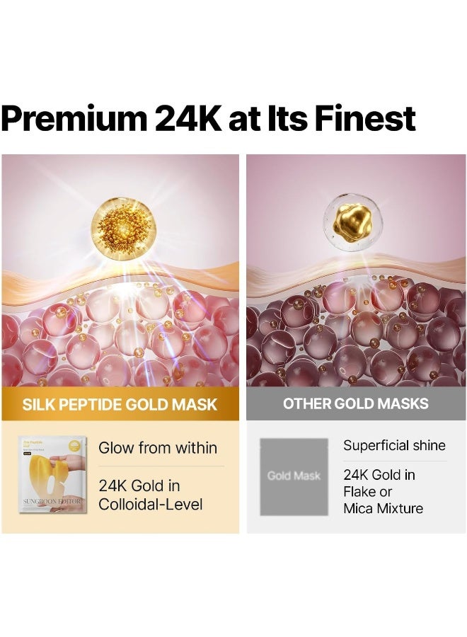 Silk Peptide EGF Intensive Gold Mask 37g*4ea - image 3