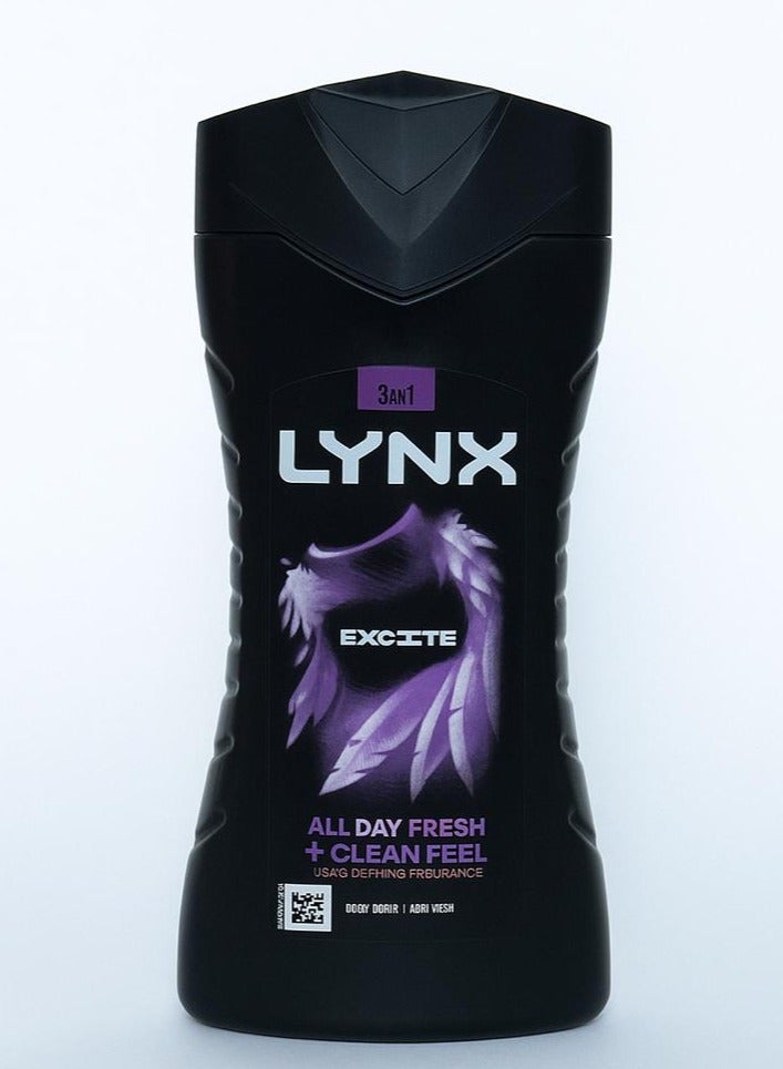 Lynx Excite Body Wash 225ml