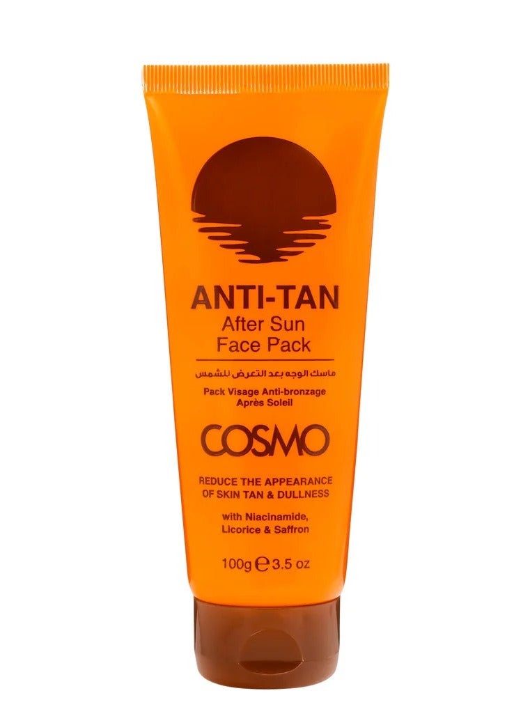 Cosmo Anti Tan After Sun Face Pack 100g for Men and Women
