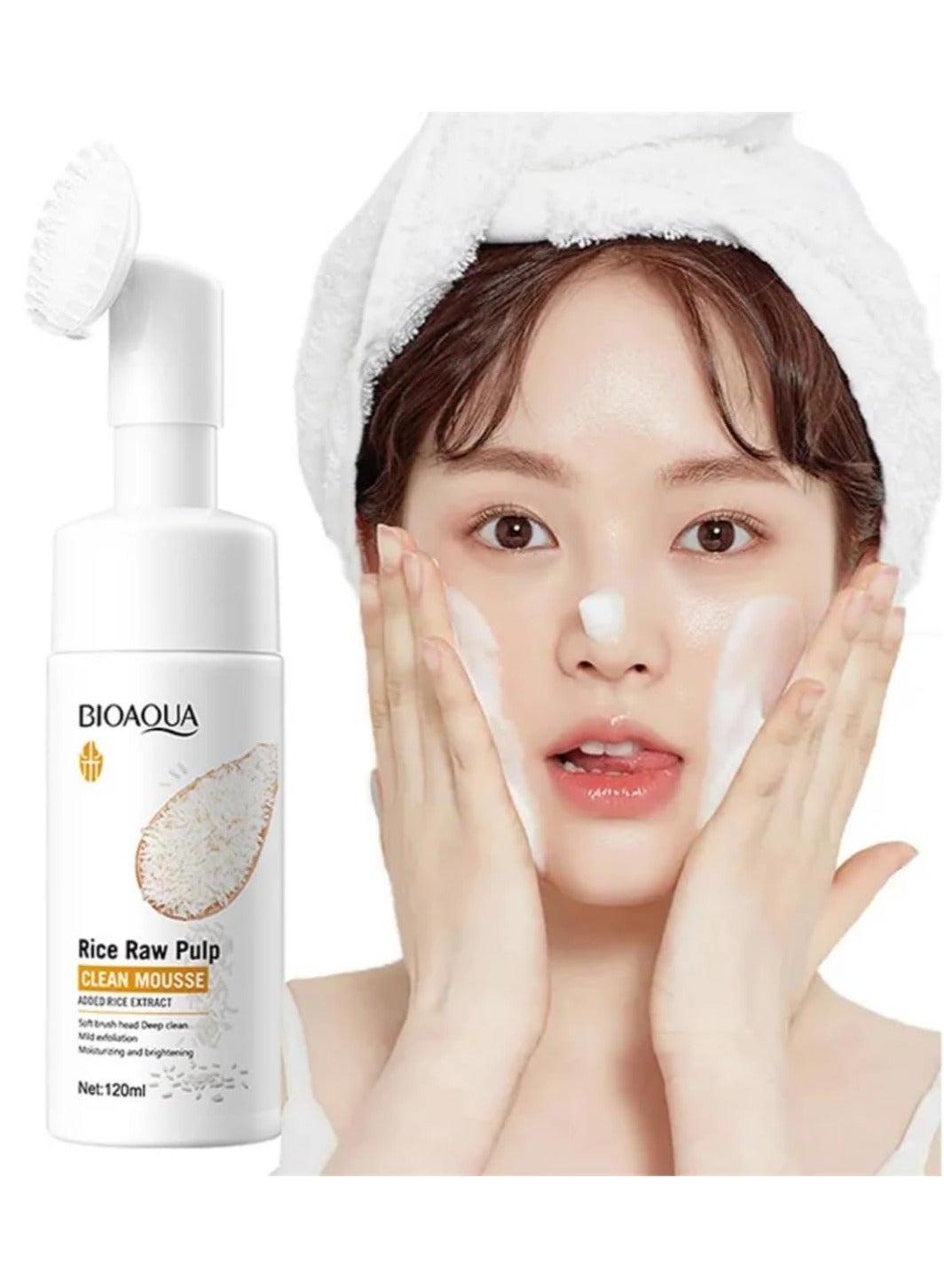 Bioaqua Facial Cleanser Foaming Moisturizing Exfoliating Clarifying Time of Application Day/Night Skin Type Normal
