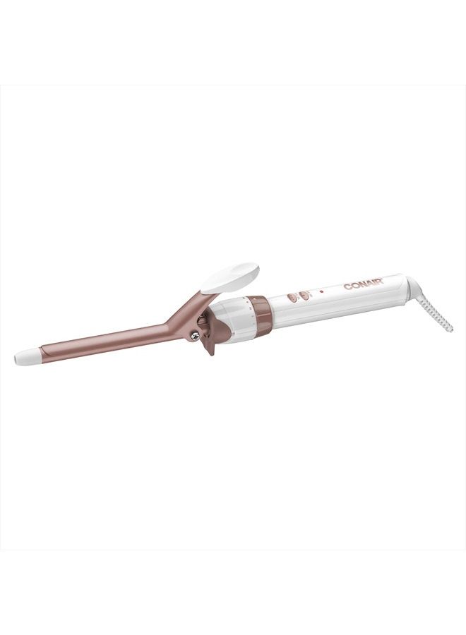 Double Ceramic 1/2-Inch Curling Iron, 1/2-inch barrel produces spiral curls – for use on short to medium hair
