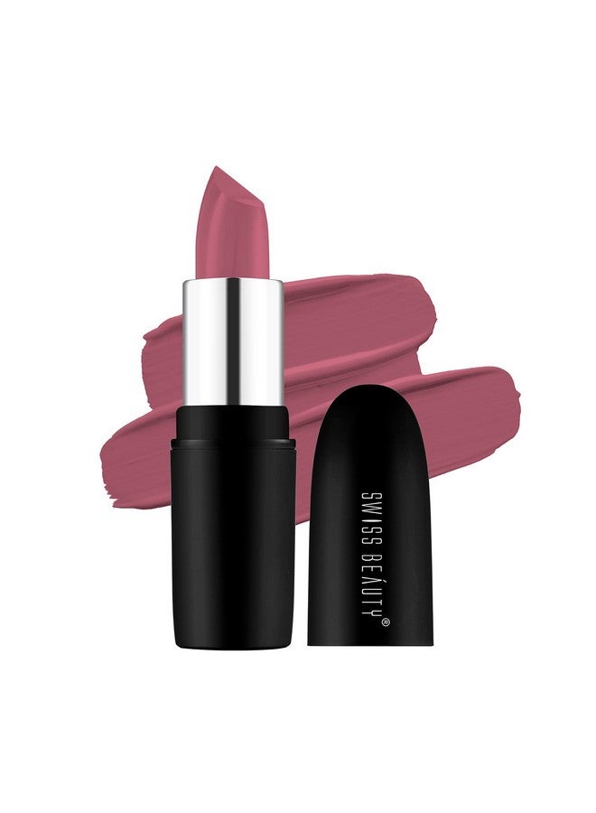Pure Matte Lipstick Long Lasting Hydrating & Lightweight Lipstick Peaches N Cream 3.8Gm