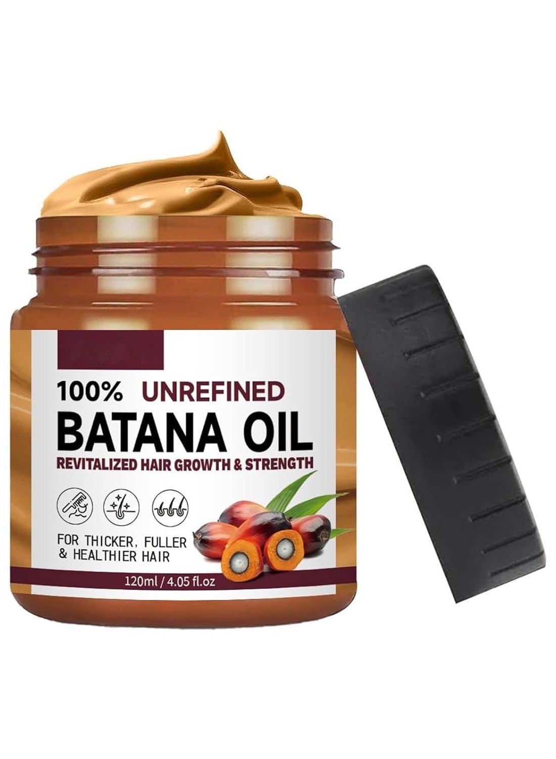 100% Natural Batana Oil for Hair Care, Hair Conditioner Oil for Thin Hair, Repair Damaged Hair, Batana Oil for Hair Growth, | Enhances Hair & Skin Radiance, Liquid Miracle Concentrate for Men & Women