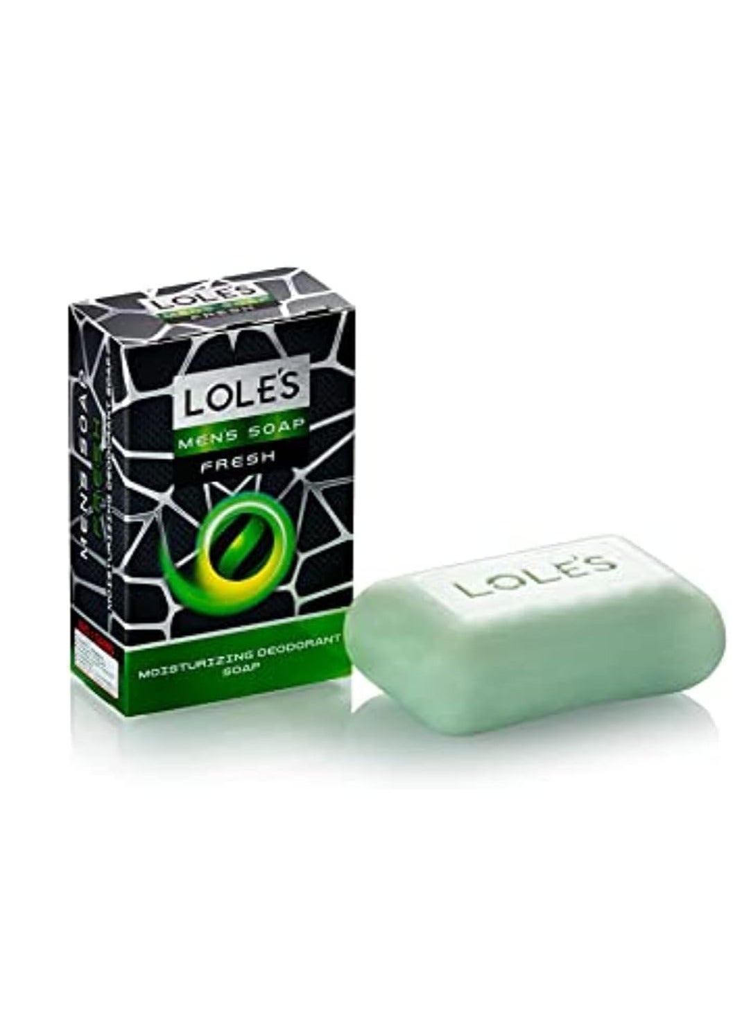Men's Soap Fresh, Moisturizing Deodorant Soap, Detox & Deep Cleansing Face and Body Care - Vitamin E, SLS-Free, Crisp & Fresh Touch, 100% Vegetable, No Animal Fat 150g