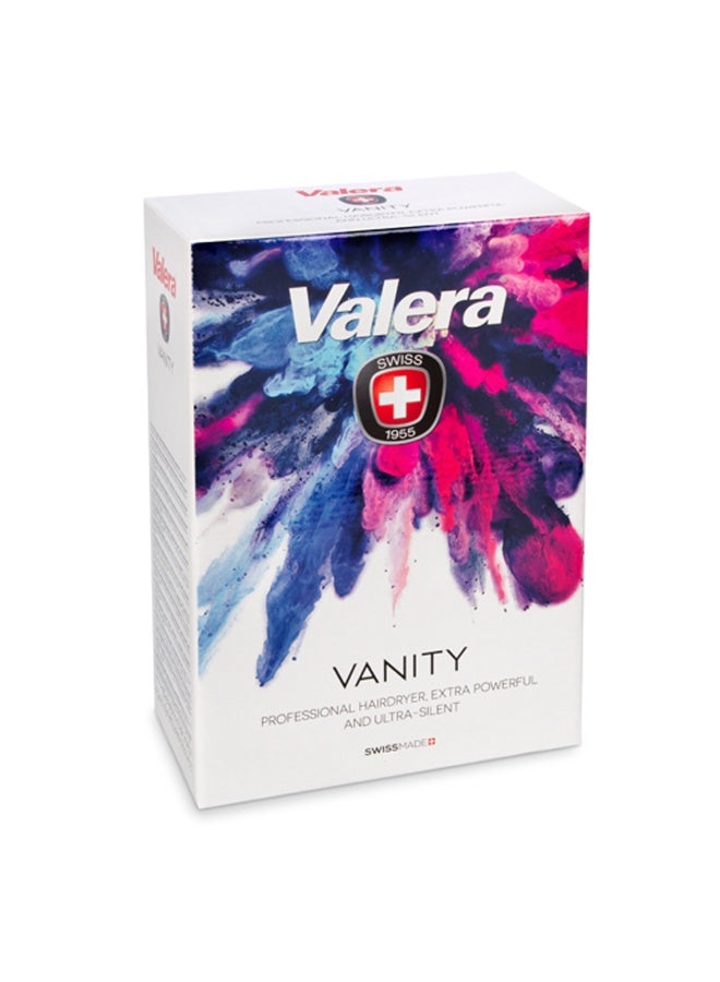 Valera Hair Dryer Vanity Performance Blue, 2400W AC, 2 nozzle, Ions generator, Smart Airflow Tech, 6 temp control and cold air - 586.12 Blue - image 2