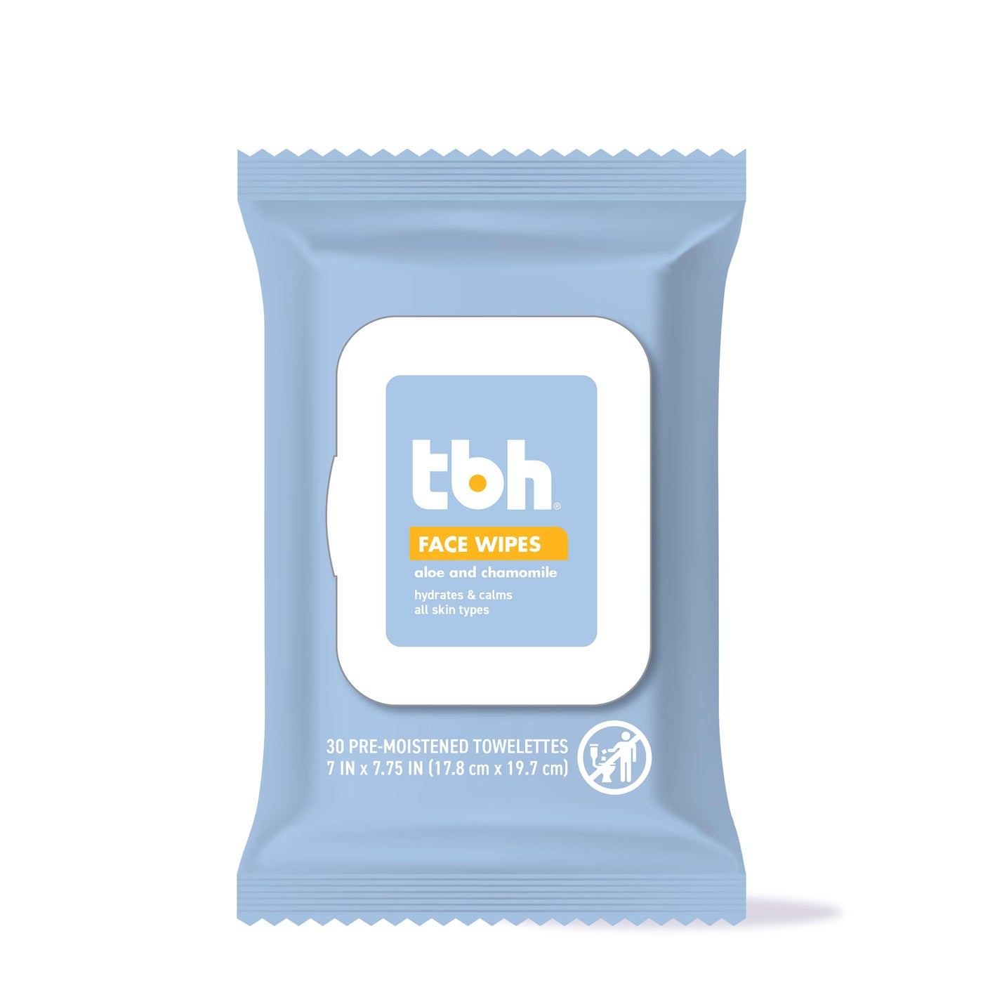 TBH Kids Gentle Face Wipes â€“ Daily Cleansing & Hydrating Wipes for Preteens & Teens â€“ Soothing Chamomile & Calendula â€“ Sulfate & Paraben-Free â€“ 30 Count