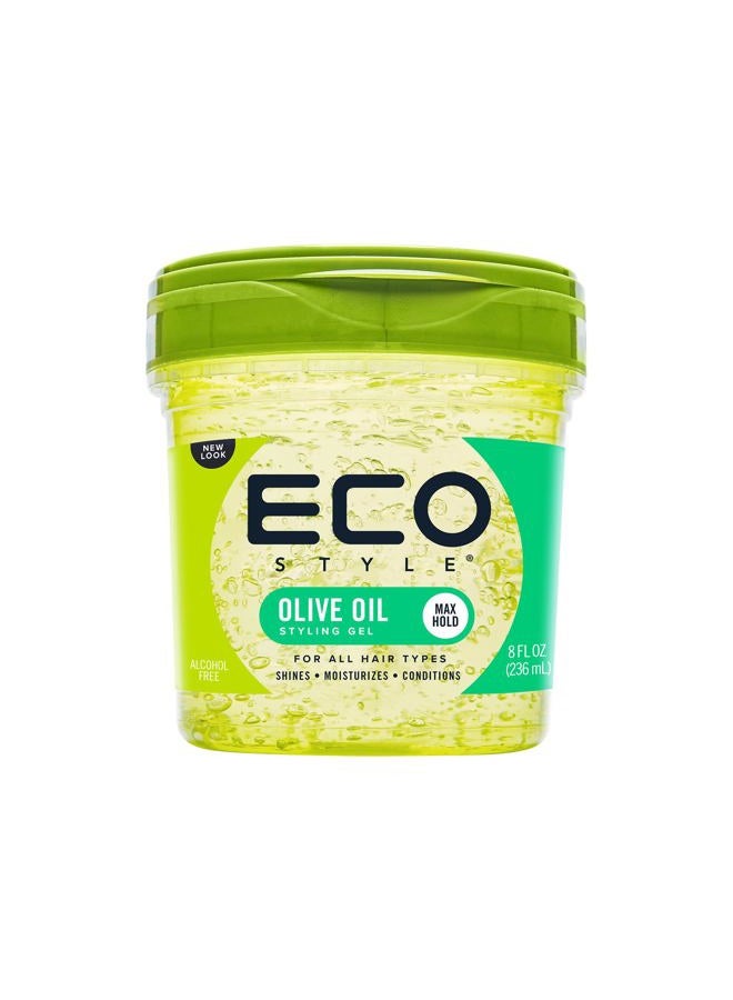 Gel Olive Oil Styling - Adds Shine and Tames Split Ends - Delivers Moisture to Scalp - Nourishes And Repairs - Provides Weightless and Superior Hold - Ideal for all Hair - 8 oz