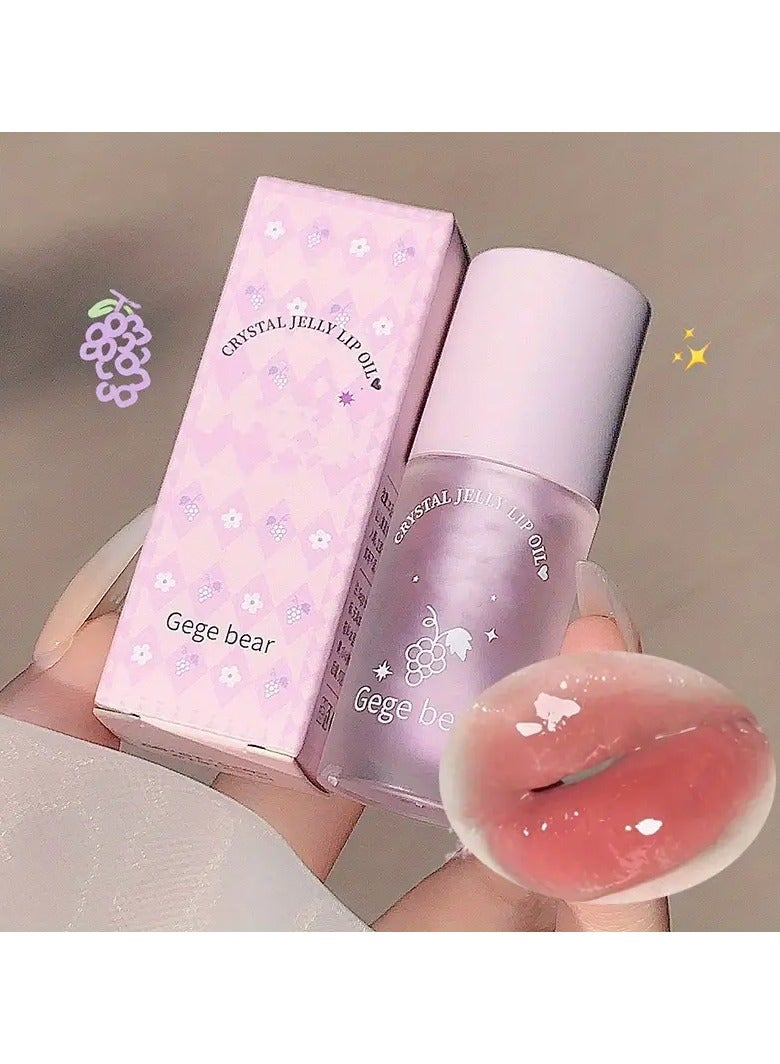 GG Water Feeling Jelly Lip Oil - Moisturizing And Hydrating Lip Gloss For Lightening Wrinkles And Non-cracking Valentine's Day Gifts