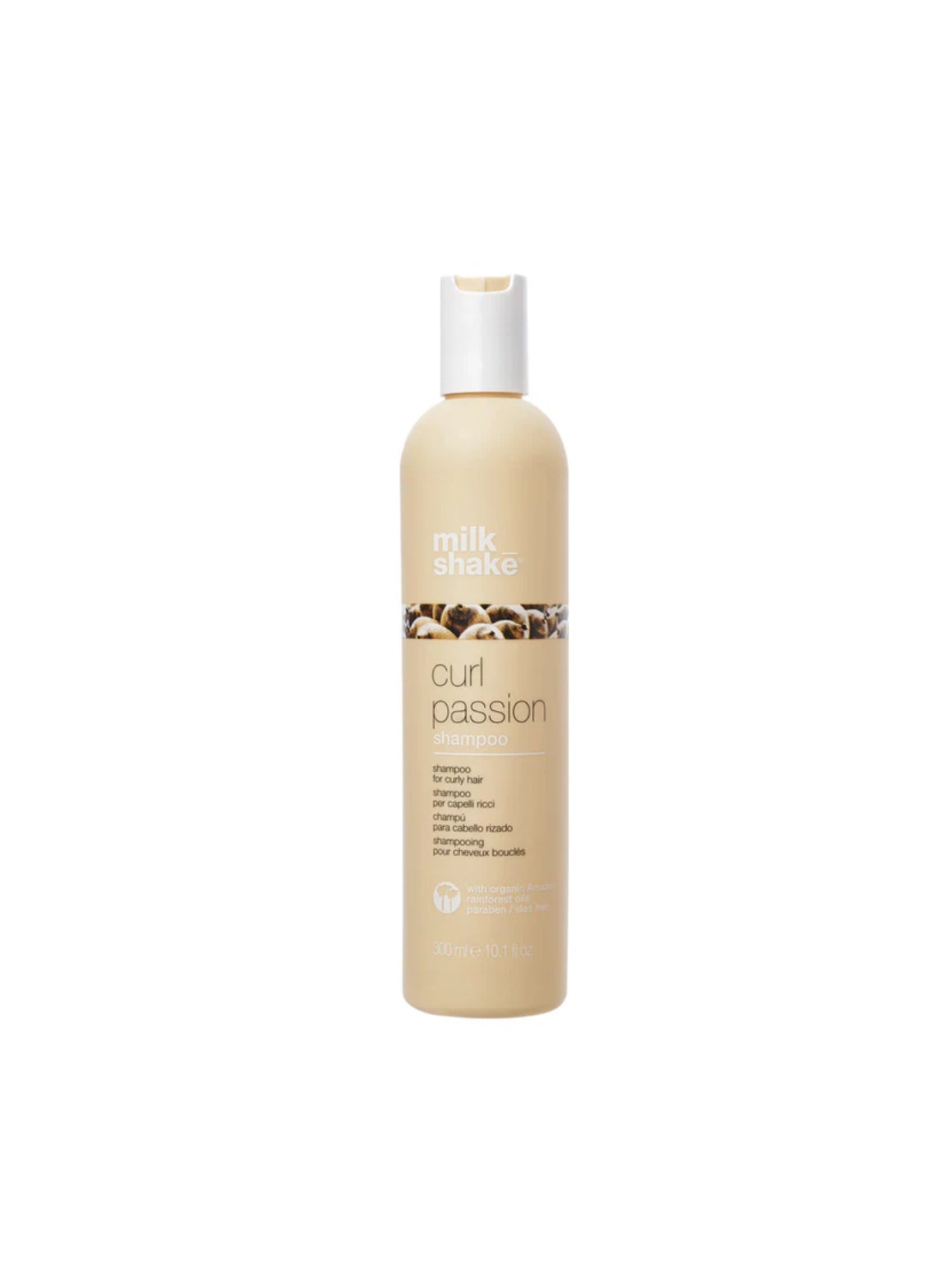 Curl Passion Shampoo with Organic Pracaxi & Babassu Oils – Paraben & SLES Free Hydrating Shampoo for Curly Hair – Enhances Shine, Reduces Frizz, Softens & Defines Long-Lasting Bouncy Curls, 300ml