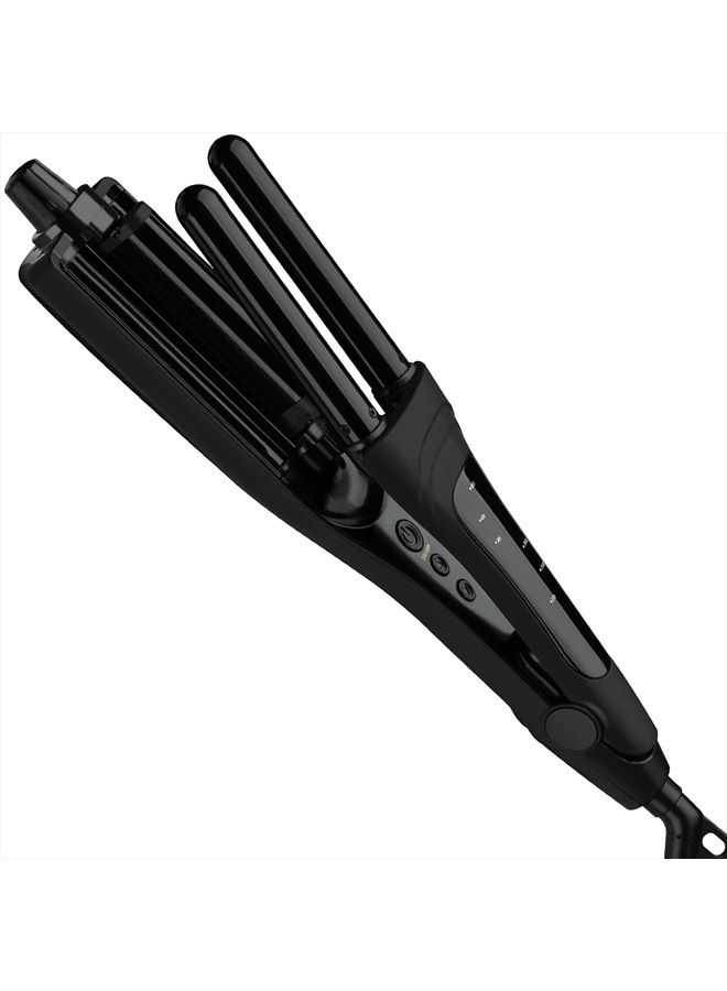 Professional Black Gold Adjustable Multi-Hair Waver