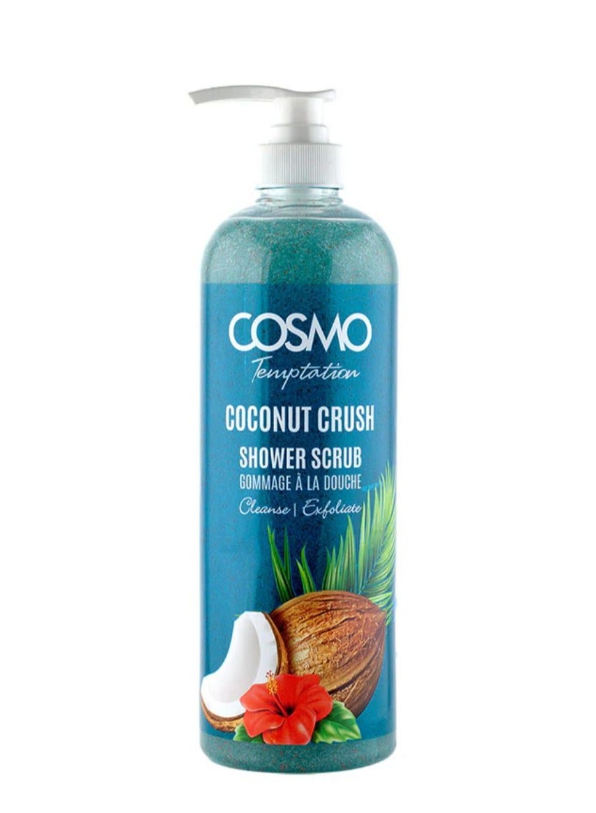 Cosmo Temptation Coconut Crush Shower Scrub 1000ml for Men and Women